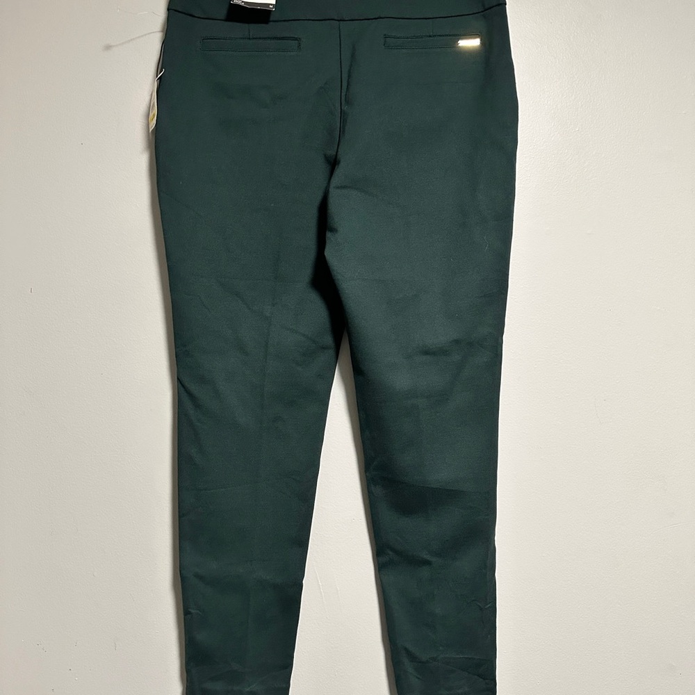Anne Klein Deep Green Stretch Pants